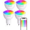 Yeelight GU10 W1 Smart Bulb Multicolor YLDP004-A - 4x Pack